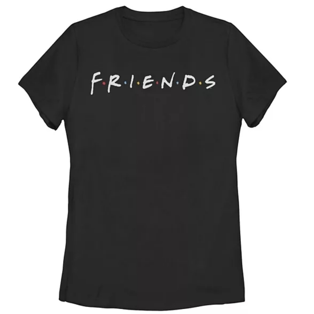 FRIENDS Black Graphic T-Shirt